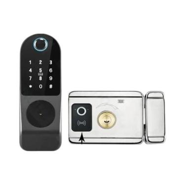 Imagem de Fechadura Eletrônica Inteligente WiFi Com Controle Remoto Pelo APP Tuy