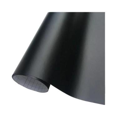 Imagem de Filme Vinílico Preto Fosco Cinza Para Envelopamento De Carros, Bicicle