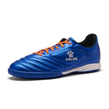 Imagem de KELME Chuteiras de futebol unissex para adultos, chuteiras de futebol de futsal, para homens e mulheres, Azul, 39