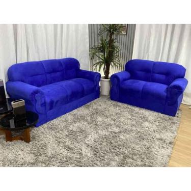 Imagem de Sofá 2 e 3 Lugares Azul 910 Viena