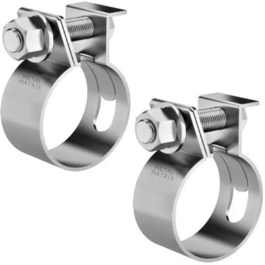 Imagem de 2 ABRACADEIRA MANGOTE 54 A 62mm AÇO REFORCADO 1.3/4 LARGA - BELENUS