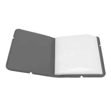 Imagem de Zopsc Álbum de Fotos para 600/W210/W300/W400, 28 PU Couro Livro Com Limpar PVC Páginas, Instant Picture Storage Gift para Família Viagem Do Casamento Do Bebê (Cinza escuro)