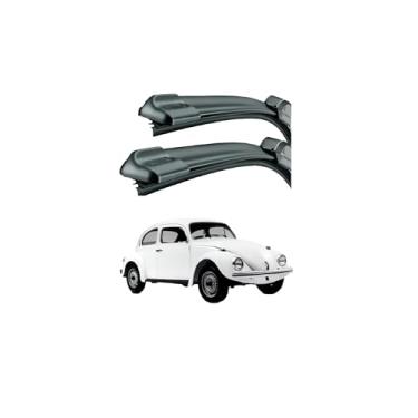 Imagem de Kit Par Palhetas Automotiva Limpadores Para-brisa Fusca após 70