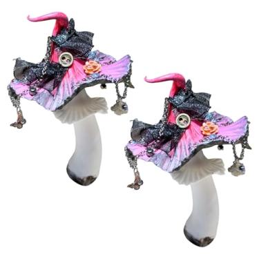 Imagem de Adesivos de geladeira de cogumelos feitos à mão, criativos, resina 3D, decoração de porta, casa, escritório, calendário, quadro branco, decoração de móveis de metal