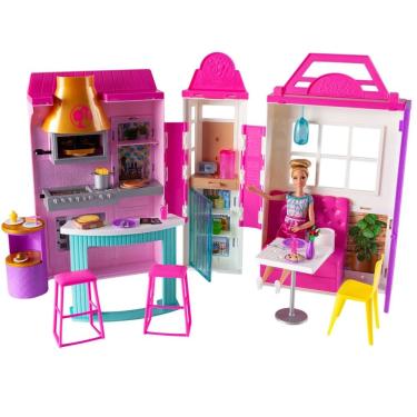 Imagem de Playset Barbie Estate Restaurante com Boneca - Mattel
