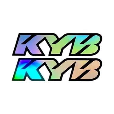 Imagem de Adesivos Impermeáveis Para Amortecedores De Motocicleta 2PCS Decalques