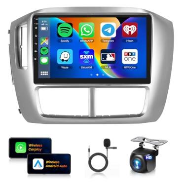 Imagem de [4+128G] Estéreo automotivo para Honda Pilot 2006 2007 2008 sem fio Carplay Android Auto, rádio com tela sensível ao toque de 22.9 cm, Android/GPS/WiFi/EQ DSP/UI/Bluetooth5.0/SWC/câmera reserva para