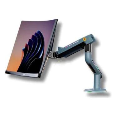 Imagem de Suporte Gamer Cinza Nb - V6 Led Monitor 32 A 60 Articulado - North Bay