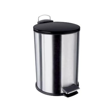 Imagem de Lixeira Euro Home com Pedal LIX2317-PT em Inox e PP – 3 L