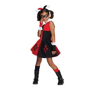 Imagem de Rubie's Fantasia infantil Harley Quinn - Médio, Vermelho