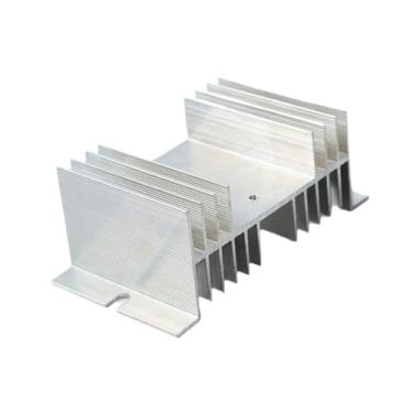 Imagem de Generic Dissipador de calor de alumínio com dissipador de calor, fácil de instalar, aletas de resfriamento, dissipação SSR para amplificador de potência,