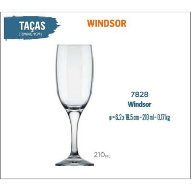 Imagem de 06 Taça Windsor 210Ml - Champanhe Espumante Frisante