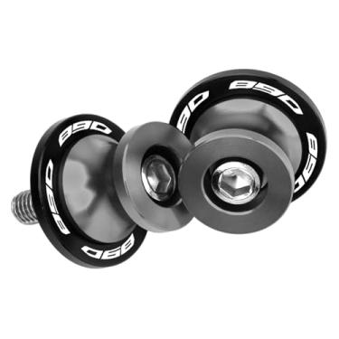 Imagem de Carretéis de braço oscilante para motocicleta M10 Protetores de braço oscilante traseiros acessórios de alumínio CNC compatíveis com 890 SMT 2023-2024 (cinza)