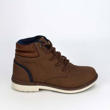 Imagem de Bota Infantil Masculina Kidy Walk Comfort Marrom Castanho