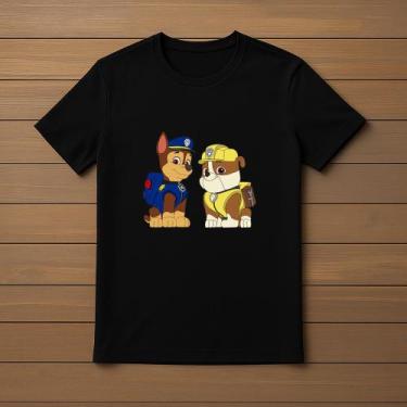 Imagem de Camisa Camiseta Infantil Juvenil Patrulha Canina 2 Menino Menina Taman