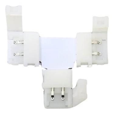Imagem de Conector T Fita Led Emenda Rápida 10mm 2 Vias 5050 Monocor