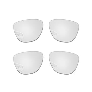 Imagem de Acefrog 2 pares de lentes de substituição para óculos inteligentes Ray-Ban Meta Wayfarer RW4008 53 mm, ajuste perfeito, à prova de estilhaçamento, antiarranhões, HD transparente não polarizado