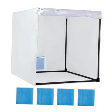 Imagem de Esquirla Cabine de pintura Filtro de substituição Ferramenta de grande capacidade Tenda de pulverização Tenda de pintura para artes Outros itens Modelos Peças, L