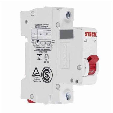 Imagem de Kit 10 disjuntor unipolar 16a curva b 3kasteck