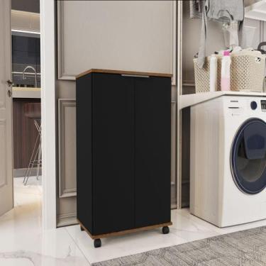 Imagem de Armário Livreiro Organizador 2 Portas Rodizios Pratic ENVIA SOMENTE 01