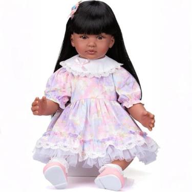 Imagem de Bonecas Pinky de 24 polegadas Black Indian Reborn Baby Dolls Girl, vin
