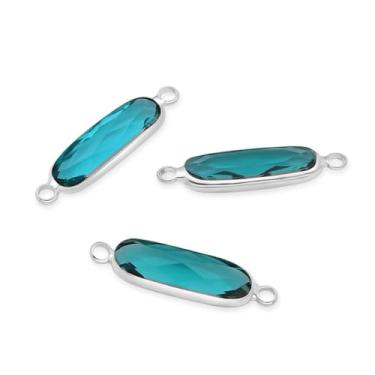 Imagem de Adabele Pingente de pedra do mês de nascimento de grau A, conector de gota com 21 mm de comprimento, componente de prata/ouro, feminino, masculino, menina, adolescente, joias, descobertas, suprimentos, Latão, Sem Pedra Preciosa