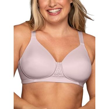 Imagem de Vanity Fair Sutiã feminino completo de beleza nas costas, tecido elástico em 4 vias, bojos levemente forrados até H, Sem aro - Quartzo, 42DD