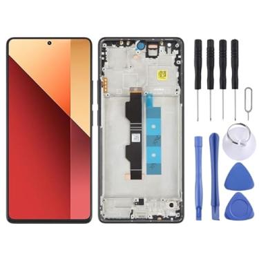 Imagem de tela Para Xiaomi Redmi Note 13 Pro 4G Original Material AMOLED Digitalizador de tela LCD Montagem completa com quadro substituição da tela
