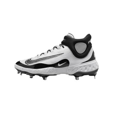 Imagem de Nike Chuteira de beisebol masculina Alpha Huarache Elite 4 Mid (FD2744-107, branco/preto), Branco/preto, 47