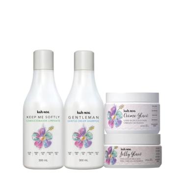 Imagem de Kah-Noa, Kit Shampoo, Condicionador, Creme Glacê, Jelly Glacê Kah-Noa