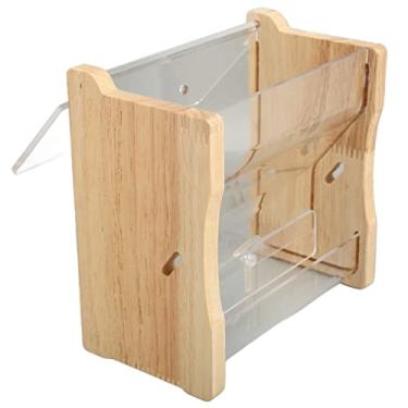 Imagem de Acouto Alimentador Automático de Frango de Grande Capacidade - Caixa de Comida Transparente para Pássaros Periquitos, Calopsitas, Codornizes e Papagaios - Fácil de Limpar, Defletor e Design de (S)