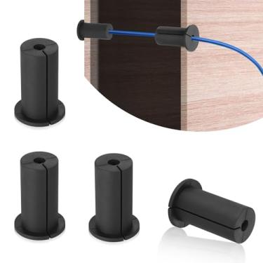 Imagem de Kit de roteamento de 4 peças para Starlink orifício de parede de 2,5 cm, acessórios de montagem de buchas de alimentação de silicone, clipes de roteamento, ilhós de parede para Starlink Ethernet