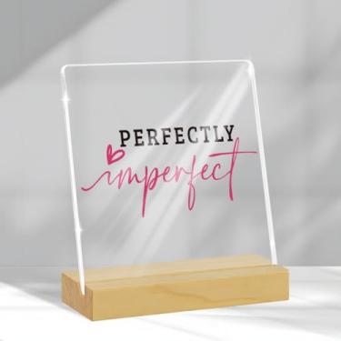 Imagem de Presentes motivacionais presentes de saúde mental, afirmações positivas, placa de acrílico, presentes de autocuidado, presentes de mesa de saúde mental, decoração de mesa para mulheres, homens