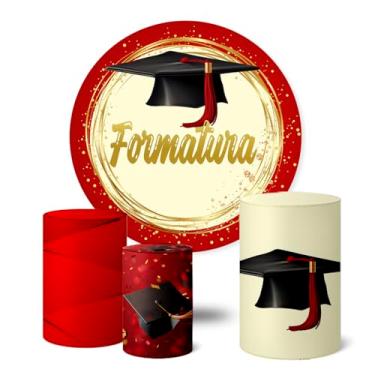 Imagem de Trio Capas Cilindro + Painel Sublimado 1,50m Formatura (K1FOR0010)