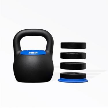Imagem de REP Kettlebell Ajustável Com Revestimento Em Pó Fosco - 24Kg