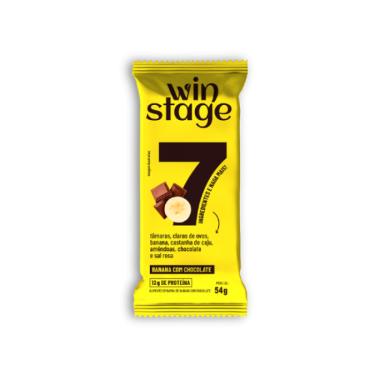 Imagem de Barra de Proteína Banana com Chocolate Sem Açúcar WinStage 54g