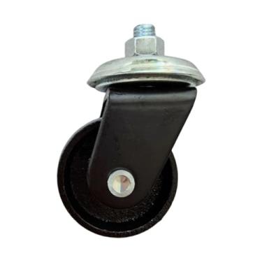 Imagem de MotiveTech Rodízio para macaco de chão de 3 toneladas e 4 toneladas, peças de reposição de metal, acessórios de reposição para estabilidade profissional e, Preto 12mm