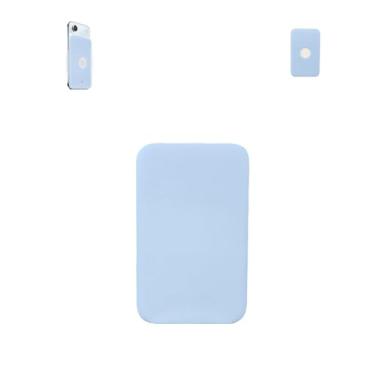 Imagem de WUNIAK Capa para bateria Apple iPhone Air MagSafe, capa protetora de silicone macio portátil resistente a arranhões, azul celeste