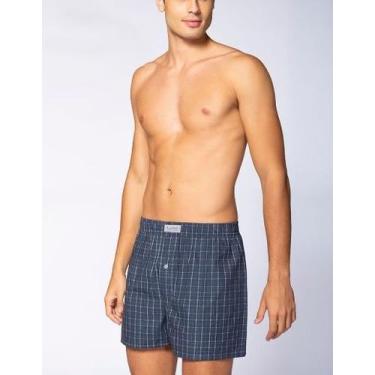 Imagem de Samba Canção Lupo 18613-001 Xadrez Tecido Plano Algodão T. P/GG, GG, 2