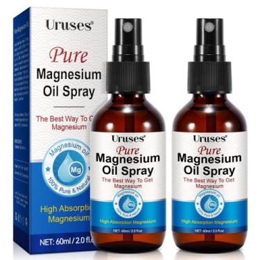 Imagem de Spray de óleo de magnésio Urus Pure Magnésio 2PCS 100mL - Uruses