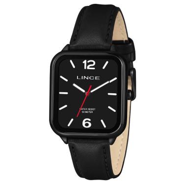 Imagem de Relógio Lince Masculino Ref: Mqch283l34 P2px Retangular Black