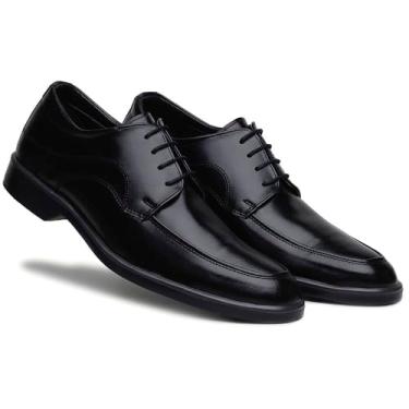 Imagem de Sapato Oxford Social Casual Masculino com Cadarço Confortavel Preto (Preto, BR, Adulto, Numérico, 38)