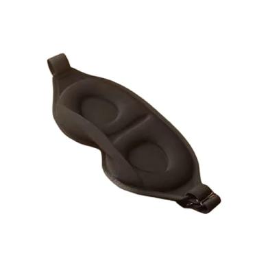 Imagem de Mascara de Dormir 3D Mascara Para Dormir Bloqueio de Luz Com Alça Ajustável Venda Noturna(Preto)