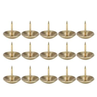 Imagem de 100 peças de unhas para estofamento, bronze ciano, ferro, tachas decorativas para móveis, cesta de sofá, artesanato, caixa de joias, porta de madeira, acessórios de hardware