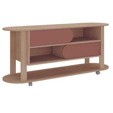 Imagem de Rack Para Tvs De 65' 4 Rodízios Verê Terracota