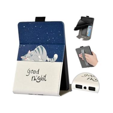 Imagem de Akacy Capa flip superior de TPU com alça para Kindle Paperwhite de 6,8 polegadas 11ª geração lançada em 2021 (Modelo: M2L3EK) com função automática de despertar/dormir/à prova d'água (2)