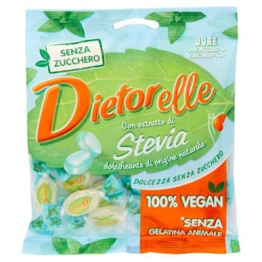 Imagem de Bala de Menta e Eucalipto Vegana Sem Açúcar Dietorelle 70g