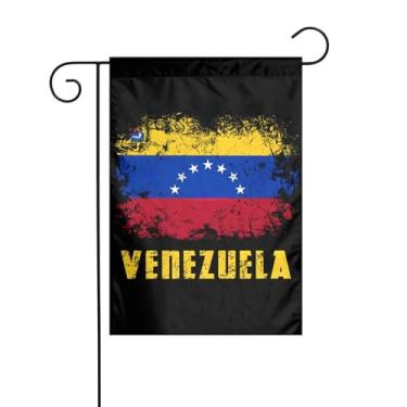 Imagem de KOSUES Bandeira venezuelana da Venezuela 7 estrelas bandeira de jardim 30,5 x 45,7 cm, bandeira externa dupla face, vertical, sazonal, bem-vinda, festa, quintal, férias, decoração de casa
