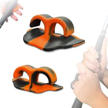 Imagem de Auxílio de aderência para treinamento de golfe - Ferramenta de treinamento de aderência de silicone, corretor de postura de balanço, auxílio de treinamento de golfe para iniciantes e profissionais