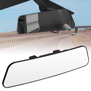 Imagem de JOYTUTUS Espelho retrovisor para Tesla Cybertruck, espelho retrovisor panorâmico convexo largo, visão traseira grande angular de encaixe interno para reduzir efetivamente o ponto cego para Tesla